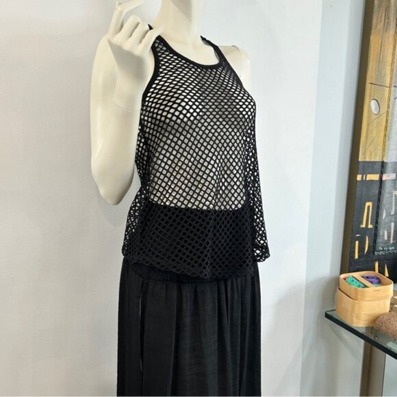 NWOT Set of Maxi Beach Skirt  Mesh Tank - Picture 12 of 16